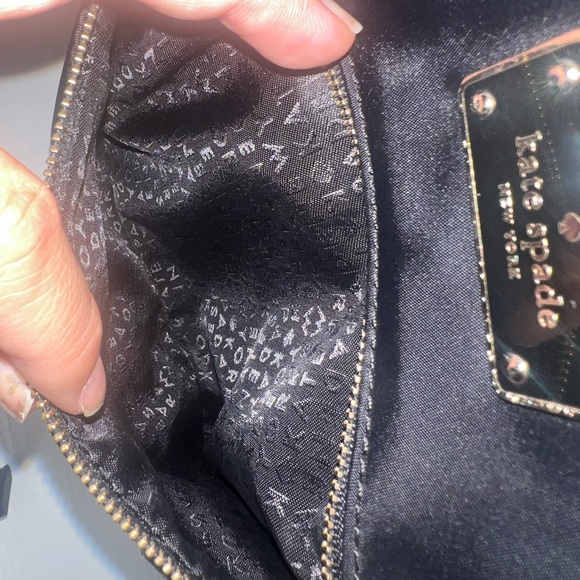 🛑SOLD🛑KATE SPADE NEW YORK Nylon Leather-Trimmed Backpack 🖤♠️ - Picture 4 of 17